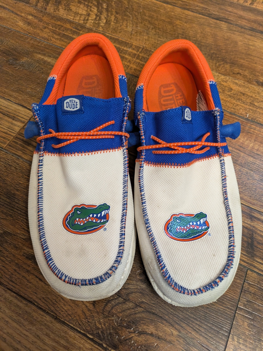 Hey Dude Wally Florida Gators Shoes Men’s 11 UF
